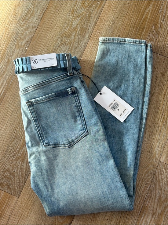 7 For All Mankind Denim - Neat 7 for all mankind 26x25 The High Waist. Too Skinny Denim Jeans Ladies